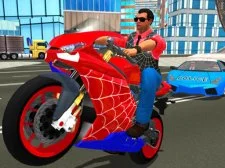 héroe truco araña bicicleta simulador 3d